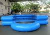 Light Blue Double PVC Inflatable Water Ball Pool For Backyard Sports Games