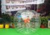 Transparent 1.25m Kids Bubble Ball Soccer / Bumper Balls For Fun