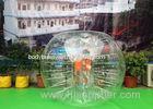 Transparent 1.25m Kids Bubble Ball Soccer / Bumper Balls For Fun