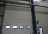 Built - in cable design industrial Sectional Overhead Door with tough steel cable rope