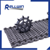 Radius Flush grid sprialox modular conveyor belt is620