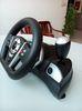 2 In 1 Bluetooth Dual Vibration Racing Games Steering Wheel For PS3 / PC