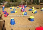 Commercial Inflatable Paintball Bunkers / Airups Bunkers For Advertising