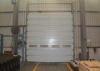 10m Width 6m height vertical up going overhead section doors with single steel panel