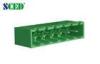 Green PCB Plug In Terminal Block Electrical 5.08mm Pitch 300 Voltage 18A