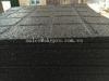 Anti-slip black rubber pavers crumb flooring for Playground / garden / park