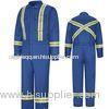 Blue / Yellow Men Winter Cotton Padded Flame Retardant Workwear XXS - 5XL