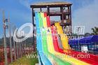 Racing Rainbow Custom Water Slides Adults Kids Water Slide Game