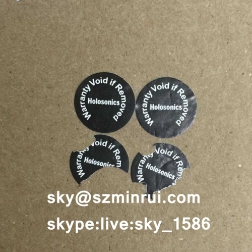 Mobile Phone Screw Warranty Void If Removed Stickers Tamper Proof Sticker Labels for Electronics