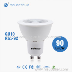 White 5W AC110/220V GU10 led lamp wholesale