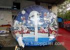 Inflatable Xmas Decorations / Inflatable Show Ball 1.0mm PVC Christmas Snow Globle