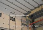 Excellent wind resistance insulated sectional doors with 50cm height steel panel