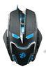 Black / White 6 Button Optical Gaming Mouse And Keyboard With Breathing Light