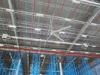 High volume low speed HVLS Ceiling Fans installed in industrial warehouse