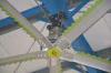 Stable working save electricity oversized HVLS ceiling fans installed in warehouse