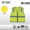 100% polyester mesh and 5cm reflective tape traffic warning and road safety vest ANSI/ISEA 107-2010