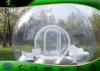 Professional Inflatable Transparent Tent With Two Tunnels Bubble Hotel Rooms