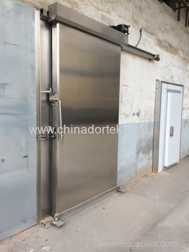 heavy duty motorized sliding freezer doors