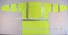 High visibility clothing heat transfer polyester elastic fabric with breathable mesh fabric