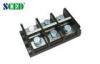 60.00mm 600V 500A Barrier Panel Mount Terminal Block With Right Angle Wire Inlet