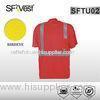 Reflective Safety Clothing 100% Polyester Fabric High Visibility Shirts with Reflective Tape