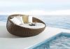 swimming pool sun lounger