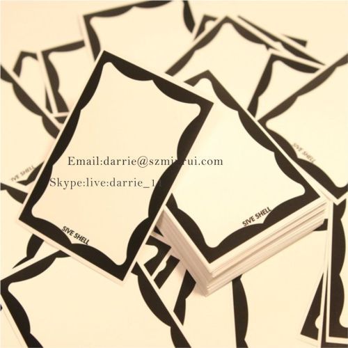 China top factory of destructible Eggshell sticker custom any size any shape with high quality and low price