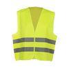 High visibility mesh Reflective Safety Vest Orange or lime color for night