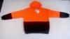 High visibility fluorecent orange assorted color sweater with reflective thread binding