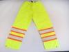 Workmens high visibility clothing safety pants reflective tape on contrasting fabric