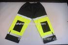 High visibility work clothes hi vis reflective pants with zipper leg opening adjustable