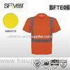 v-neck high visibility t-shirt high reflective safety clothing wholesale with 5cm silver reflectiv