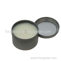 Round plain 2-pieces candle tin box