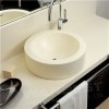 Corian Cream Vanity And Sinks