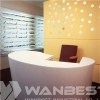 Corian White Reception Desk Thermoformed