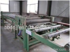 Particle board production line machine