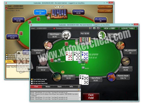 English Texas Holdem Poker Analysis Software For Reading Barcodes Marked Cards