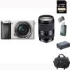 Sony Alpha A6000 Ilce-6000/B Interchangeable Lens Camera with 16-50 mm and 18-200 mm Lens Bundle