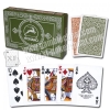 XF Modiano Club Poker|Modiano Club Casino| green/brown Regular 2 Deck Set|2 regualar index|make in Italy|magic trick