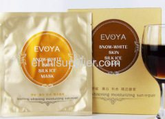 Skincare Repairing Mask 30gx6p Whiten Skin Silk Ice Facial Mask