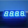 Ultra Blue 4 digit 0.4-inch common cathode 7 Segment LED Display for home appliances