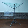 outdoor 3 arms umbrella steel rotary airer and clothes airer