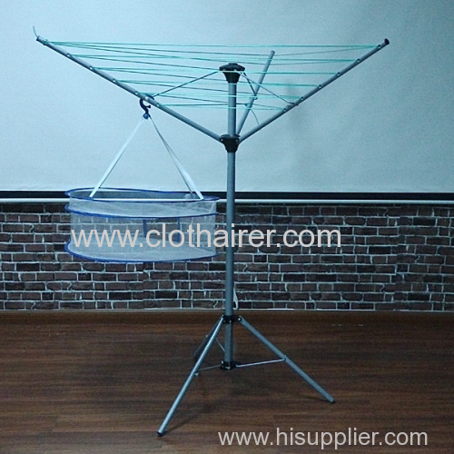 outdoor 3 arms steel clothes airer