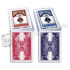 Waterproof Prestige Plastic Bicycle Jumbo Index Playing Cards With Marking