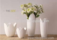 hot selling custom made imitation antique resin flower vase