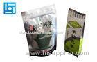 FDA Flat Bottom Pouches Package For Tea / Aluminum Foil Stand Up Pouches