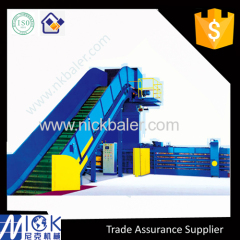 Full automatic baler with PLC waste paper baling machine