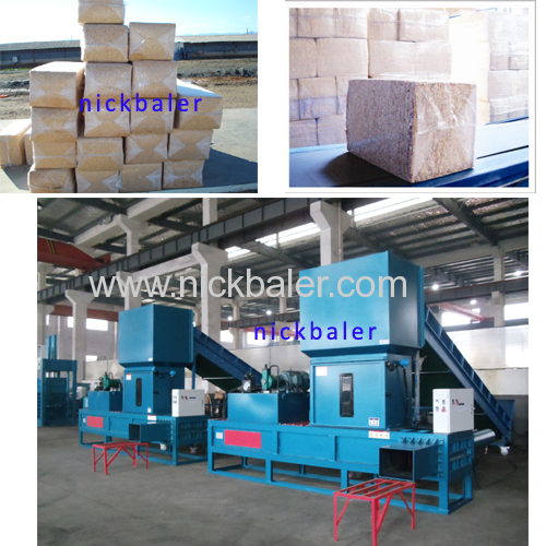 Easy Operation wood sawdust block press machine