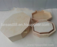 Hexagonal decorative Christmas gift box