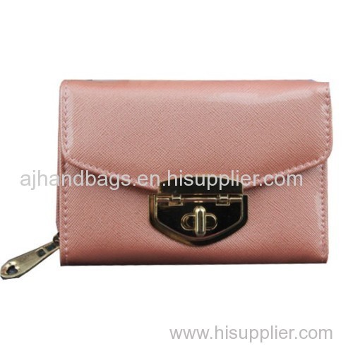 Upscale bright with fashionable belt buckle clutch wallet